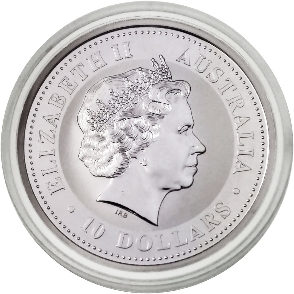 Coin, Australia, Elizabeth II, 10 Dollars, 2002, Perth, MS(65-70), Silver