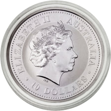 Coin, Australia, Elizabeth II, 10 Dollars, 2002, Perth, MS(65-70), Silver