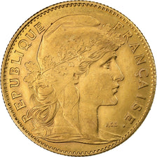 Francia, 10 Francs, Marianne, 1911, Paris, Oro, MBC, Gadoury:1017, KM:846