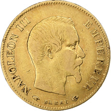 France, Napoléon III, 10 Francs, 1859, Paris, Or, TB+, Gadoury:1014, KM:784.3