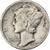 United States, Dime, Mercury, 1940, U.S. Mint, Silver, EF(40-45), KM:140
