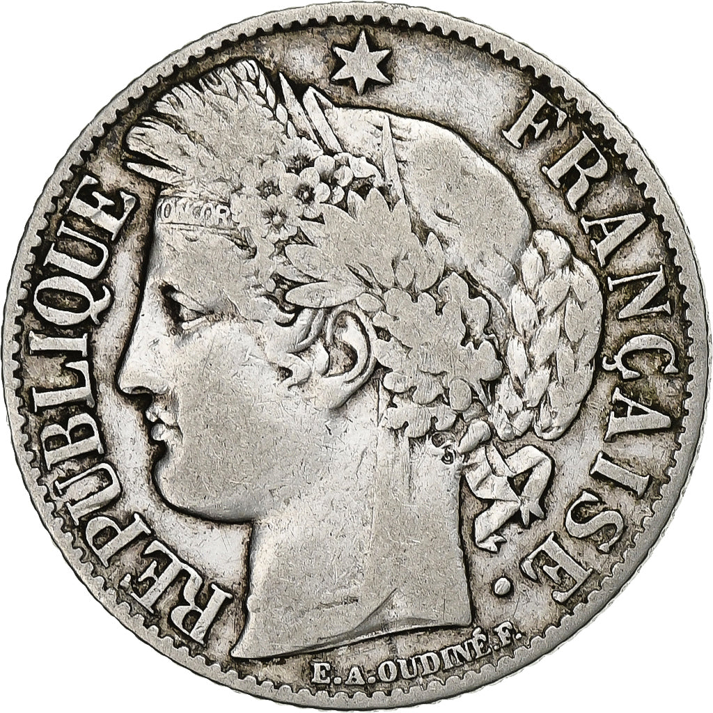 France, Franc, Cérès, 1895, Paris, Silver, VF(30-35), Gadoury:465a, KM:822.1