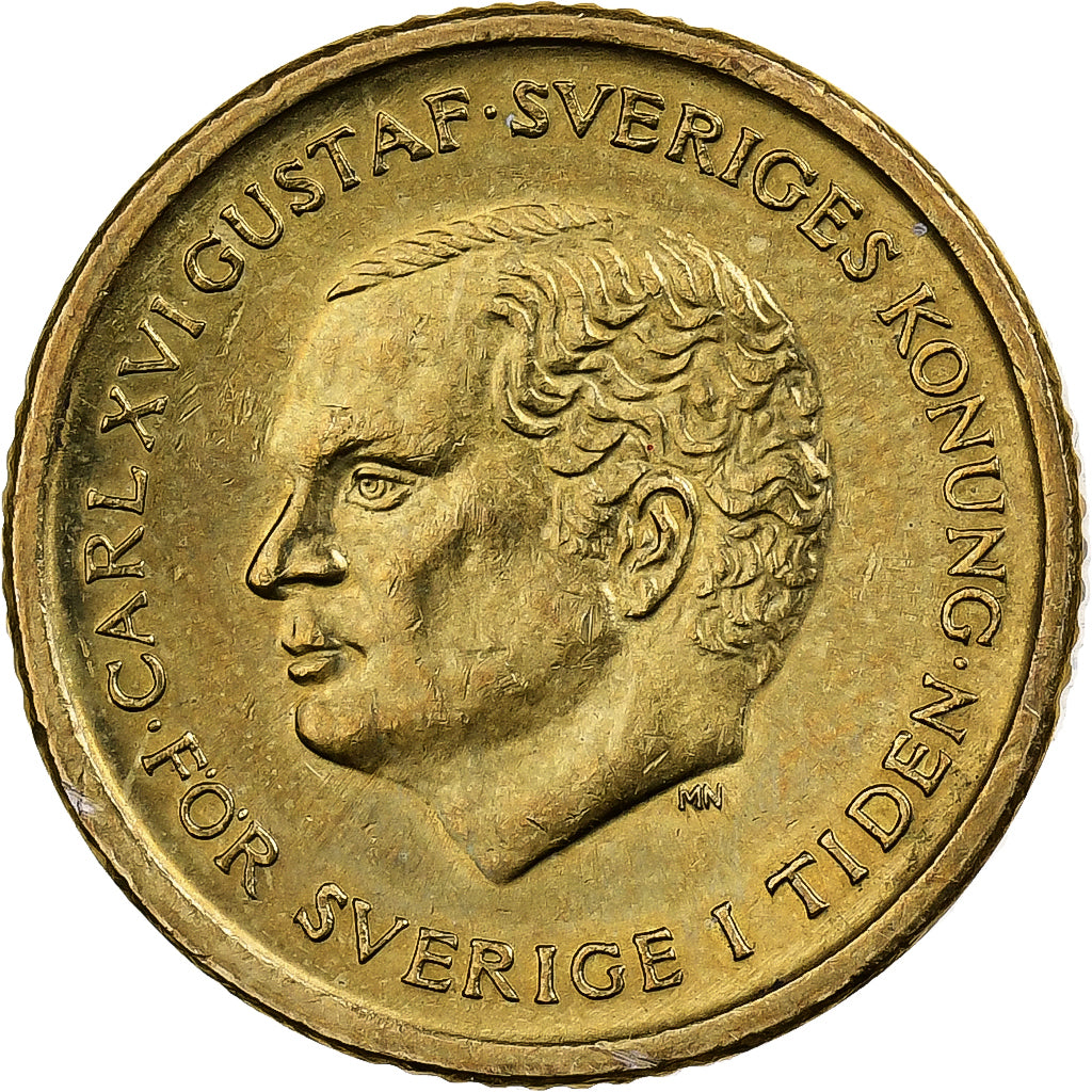 Suède, Carl XVI Gustaf, 10 Kronor, 1992, Copper-Aluminum-Zinc, SUP, KM:877