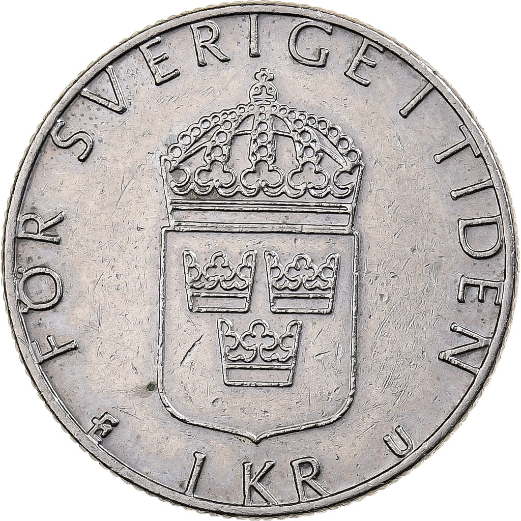 Suède, Carl XVI Gustaf, Krona, 1985, Cupro-nickel, TTB+, KM:852a