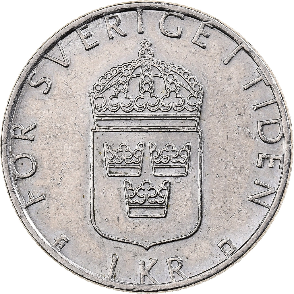 Suède, Carl XVI Gustaf, Krona, 1991, Cupro-nickel, TTB+, KM:852a