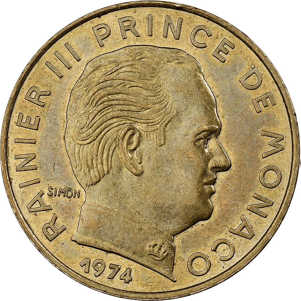 Monaco, Rainier III, 20 Centimes, 1974, Chouette, Aluminum-Bronze, SS+