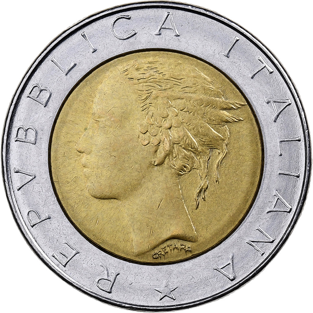 Italien, 500 Lire, 1984, Rome, Bi-Metallic, VZ, KM:111