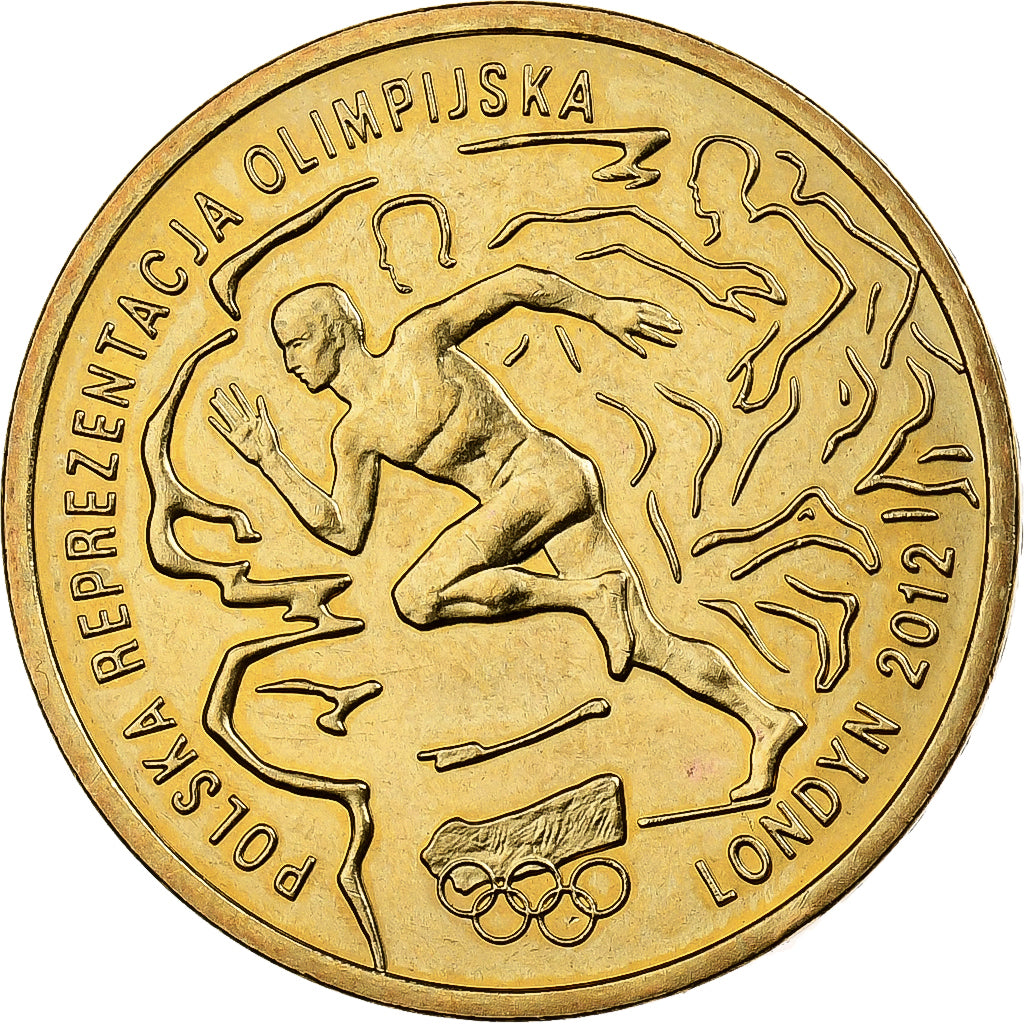 Polonia, 2 Zlote, 2012, Warsaw, Latón, EBC, KM:832