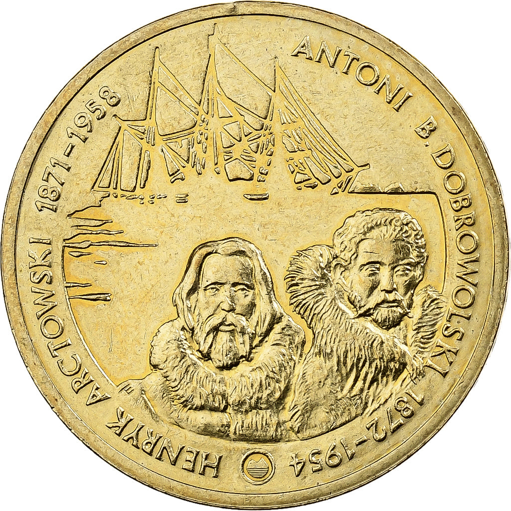 Poland, 2 Zlote, 2007, Warsaw, Brass, AU(55-58), KM:610