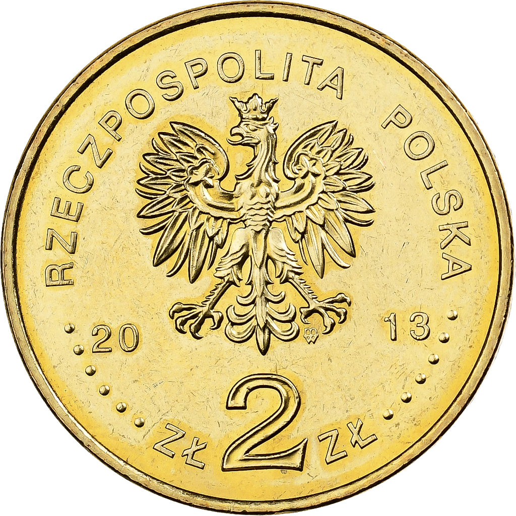 Polen, 2 Zlotych, 2013, Warsaw, Copper-Aluminum-Nickel, PR, KM:856