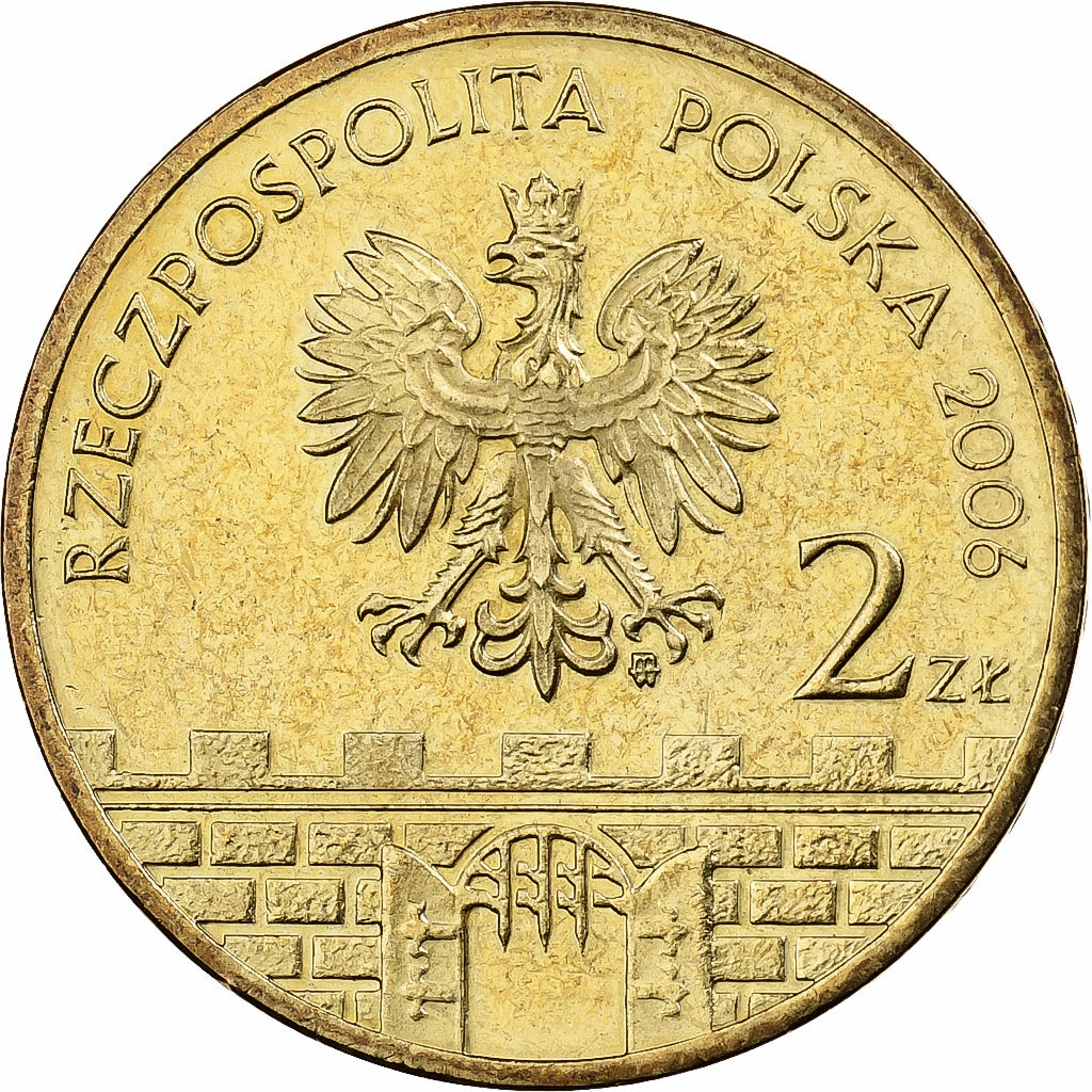 Polen, 2 Zlote, 2006, Warsaw, Tin, PR, KM:548