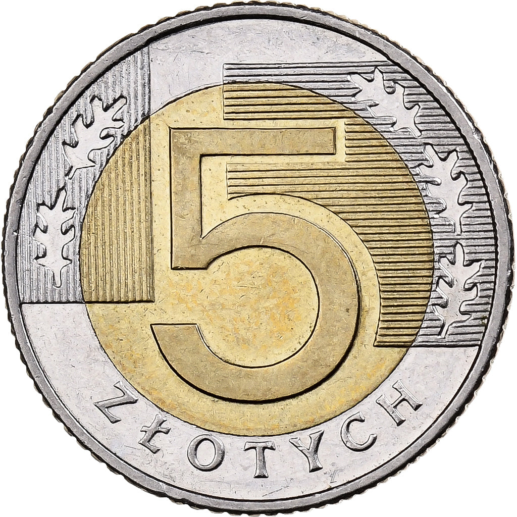 Polen, 5 Zlotych, 2010, Warsaw, Bi-Metallic, VZ, KM:284