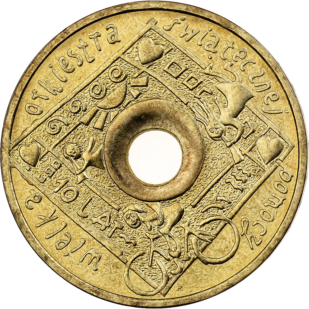 Polen, 2 Zlote, 2003, Warsaw, Messing, VZ, KM:446