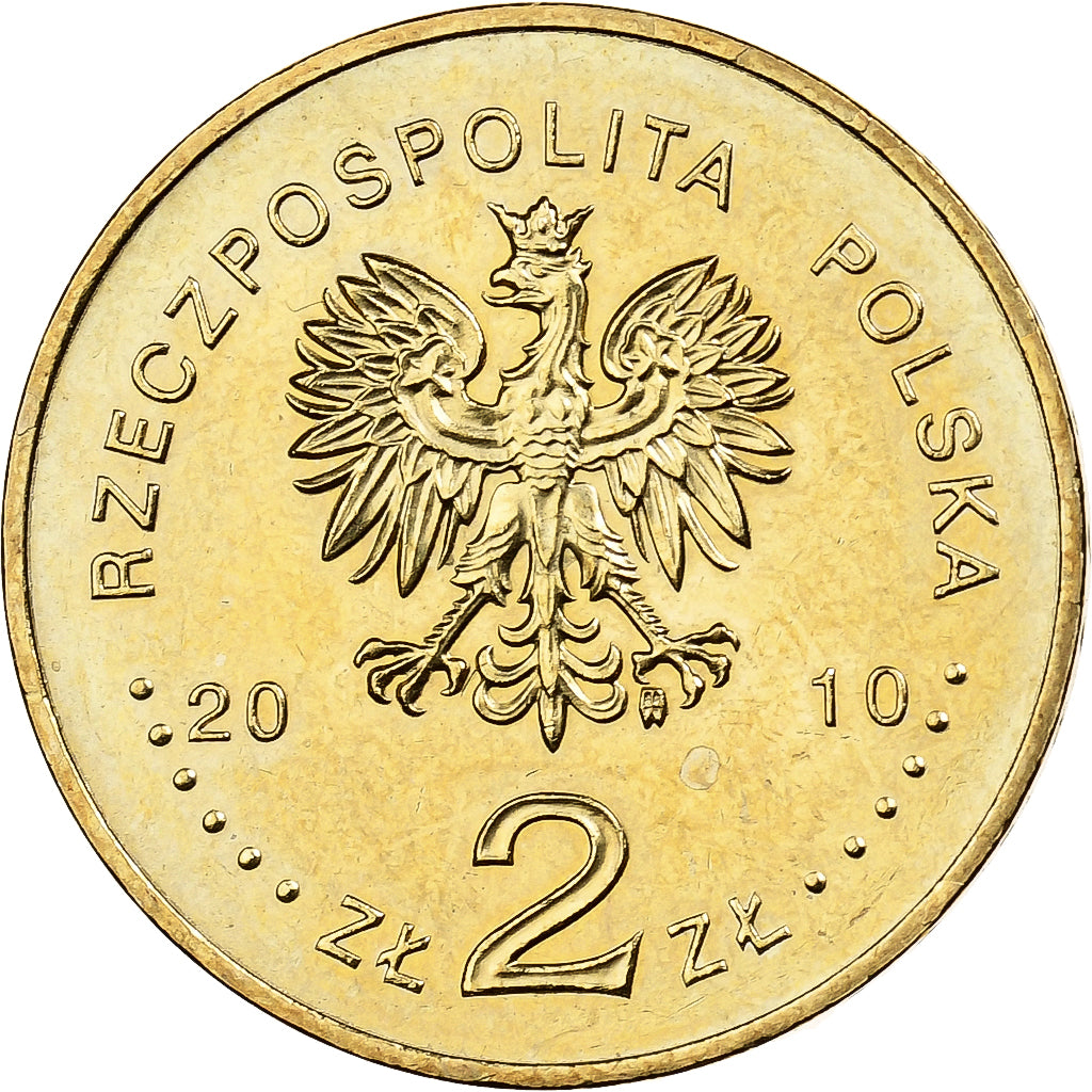 Polen, 2 Zlote, 2010, Warsaw, Tin, PR, KM:760