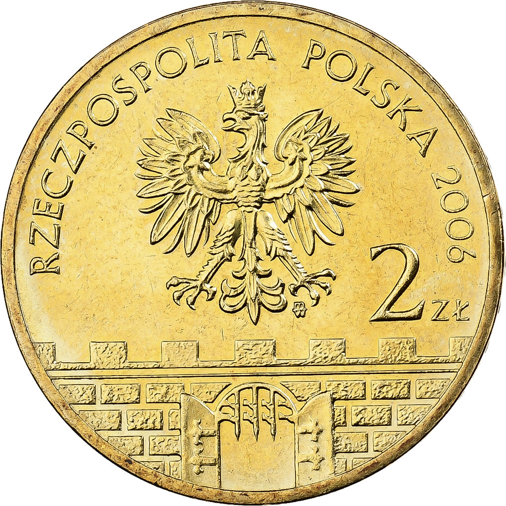 Polen, 2 Zlote, 2006, Warsaw, Tin, PR, KM:549
