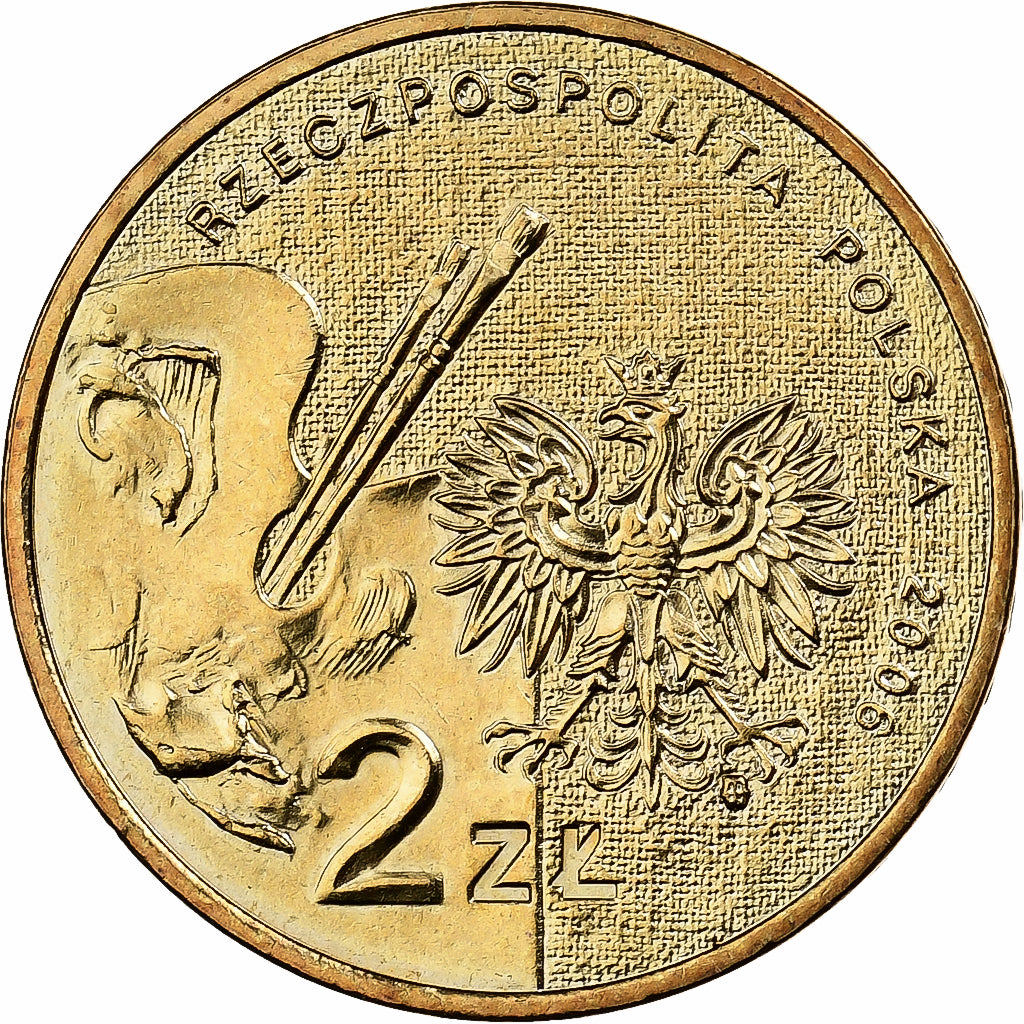 Polen, 2 Zlote, 2006, Warsaw, Tin, PR, KM:575