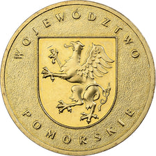 Poland, 2 Zlote, 2004, Warsaw, Brass, AU(55-58), KM:492