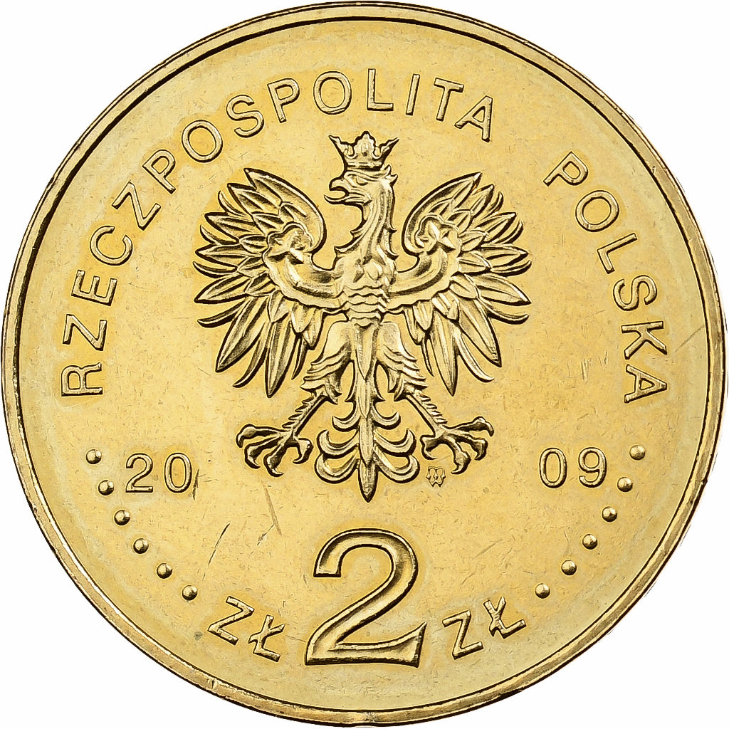 Polonia, 2 Zlote, 2009, Warsaw, Ottone, SPL-, KM:684
