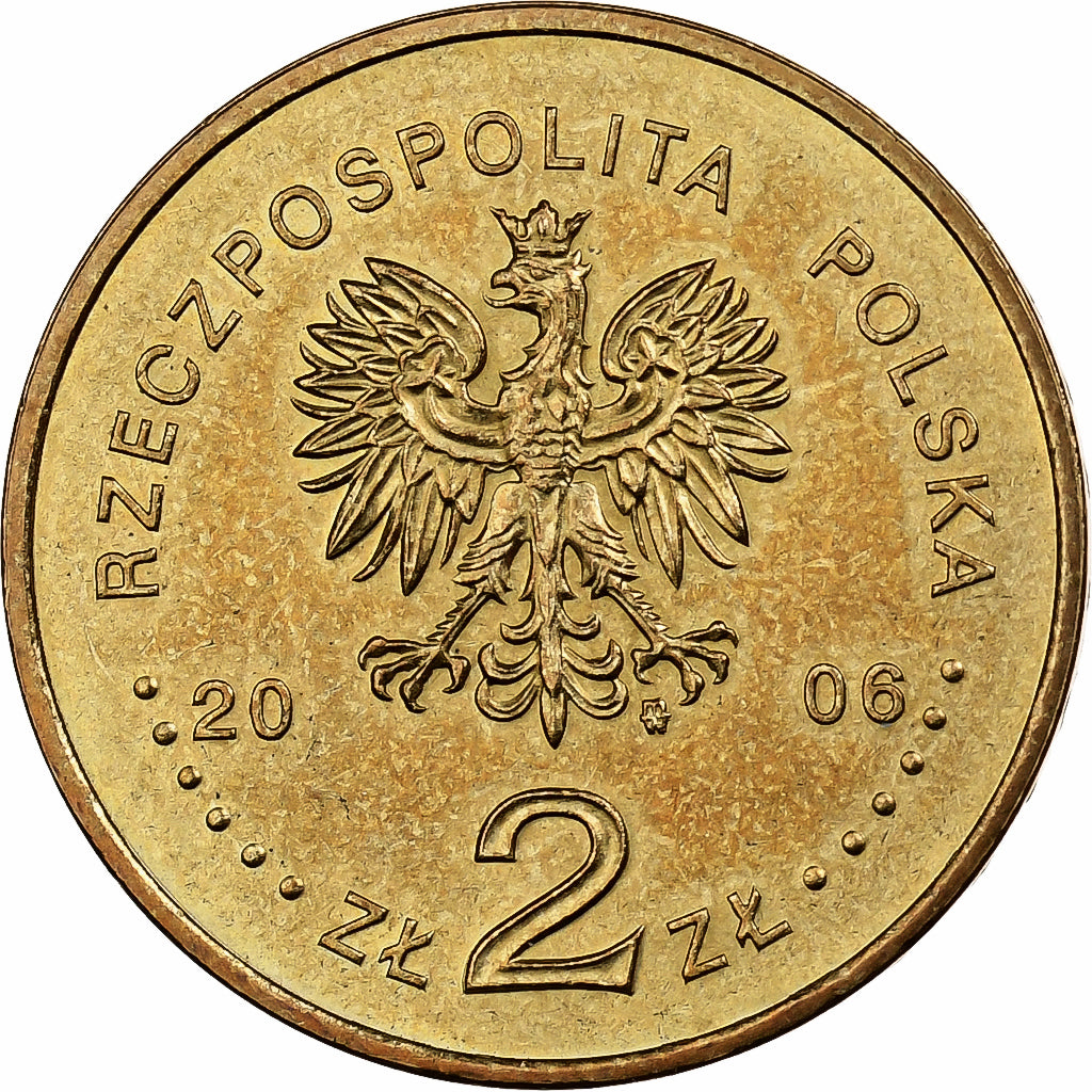 Polen, 2 Zlote, 2006, Warsaw, Tin, PR, KM:606