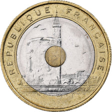 France, 20 Francs, Jeux Méditerranéens, 1993, Tri-Metallic, AU(55-58)