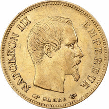 Frankreich, Napoleon III, 10 Francs, 1858, Paris, Gold, SS, Gadoury:1014
