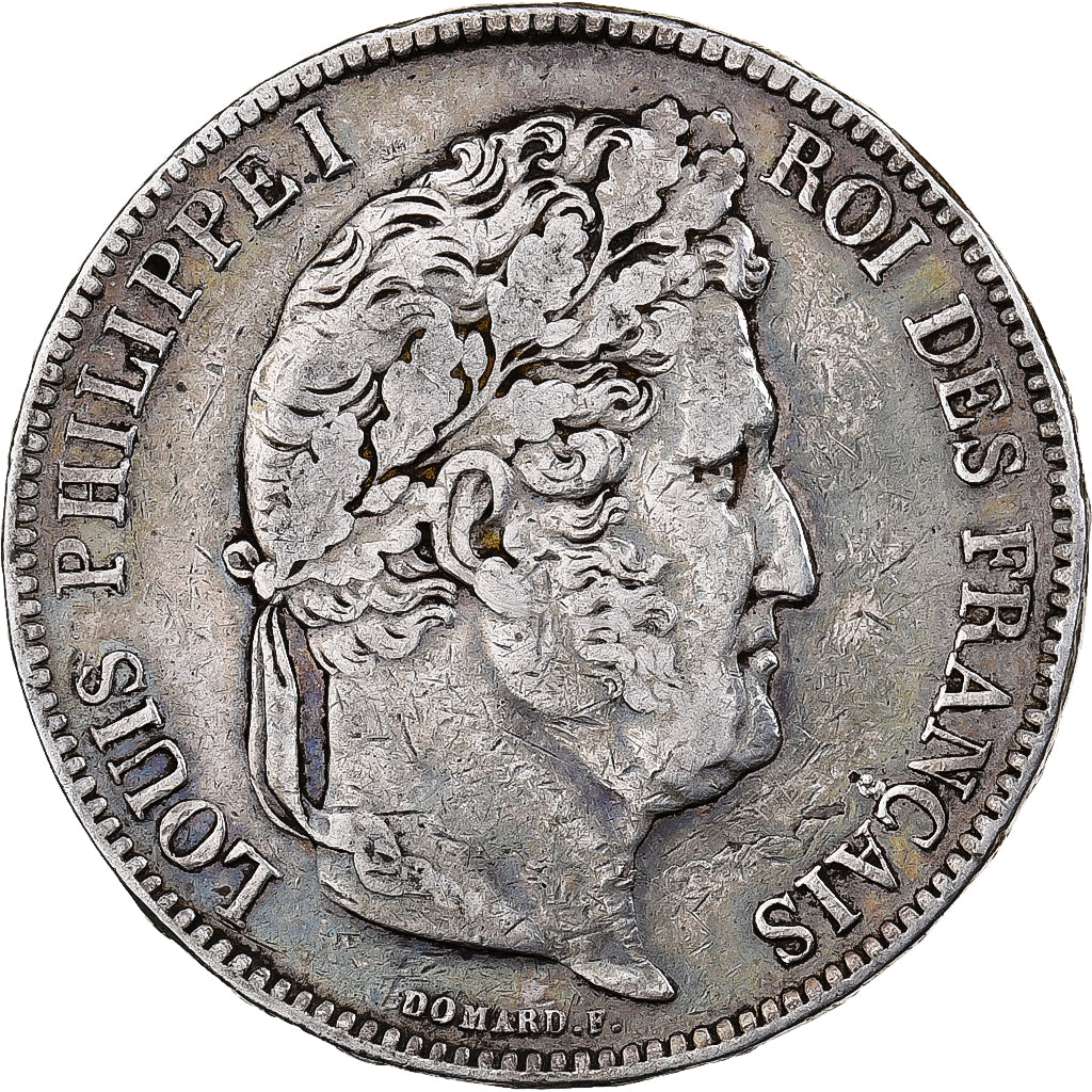 France, Louis-Philippe I, 5 Francs, Louis-Philippe, 1834, La Rochelle, Silver
