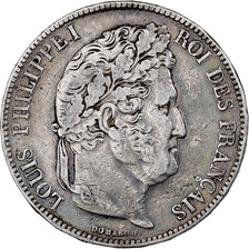 France, Louis-Philippe I, 5 Francs, Louis-Philippe, 1834, La Rochelle, Silver