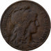 França, 10 Centimes, Dupuis, 1902, Paris, Bronze, VF(20-25), Gadoury:277