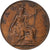 Grã-Bretanha, Edward VII, Farthing, 1910, Bronze, EF(40-45), KM:792