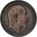 Gran Bretagna, Edward VII, Farthing, 1909, Bronzo, BB, KM:792