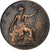 Grã-Bretanha, Edward VII, Farthing, 1909, Bronze, EF(40-45), KM:792