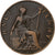 Grã-Bretanha, Edward VII, 1/2 Penny, 1910, Bronze, VF(30-35), KM:793.2