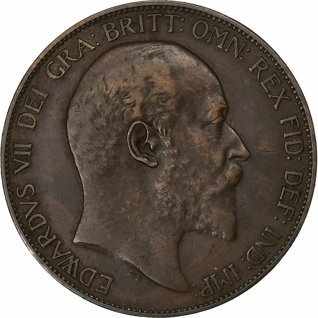 Grande-Bretagne, Edward VII, Penny, 1905, Bronze, TTB, KM:794.2