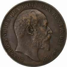 Grande-Bretagne, Edward VII, Penny, 1905, Bronze, TTB, KM:794.2