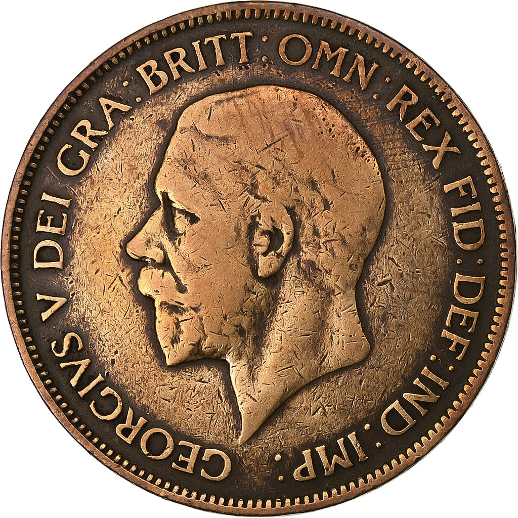 Great Britain, George V, Penny, 1931, Bronze, VF(30-35), KM:838