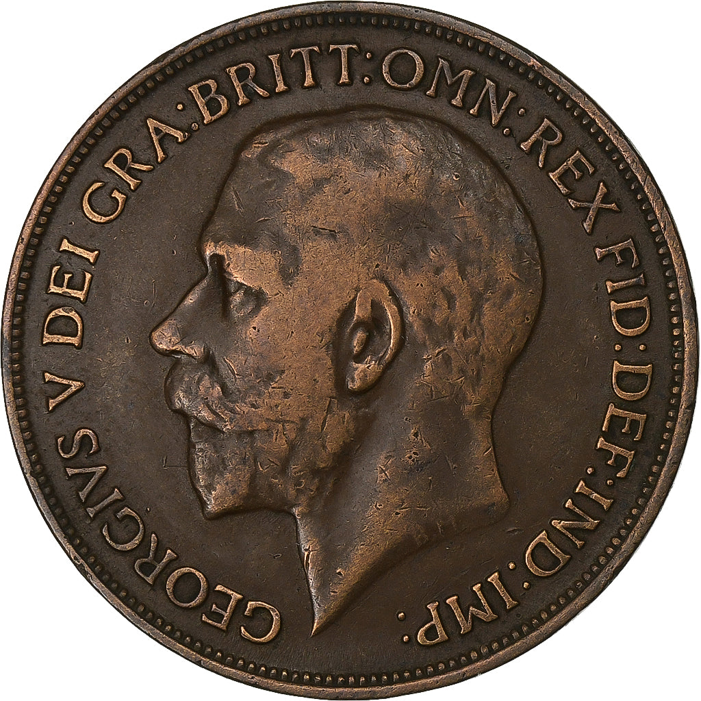 Grande-Bretagne, George V, Penny, 1915, Bronze, TTB, KM:810