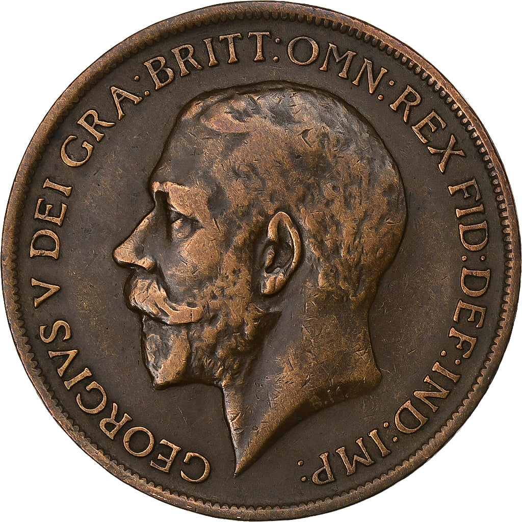 Grande-Bretagne, George V, Penny, 1911, Bronze, TTB, KM:810