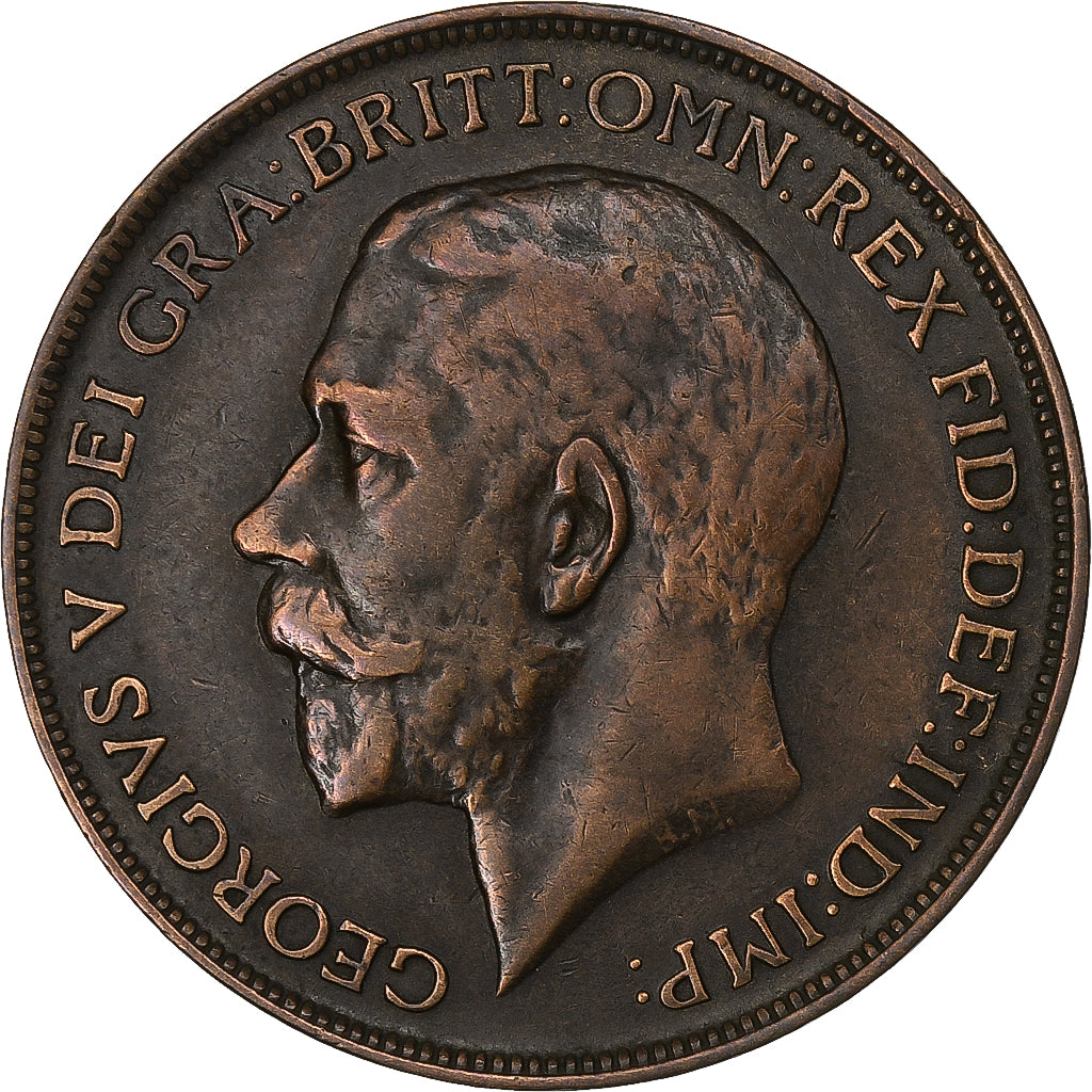 Grande-Bretagne, George V, Penny, 1912, Bronze, TTB, KM:810