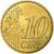 Monaco, Rainier III, 10 Euro Cent, 2002, Paris, Brass, AU(55-58), Gadoury:MC175