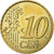 Monaco, Rainier III, 10 Euro Cent, 2003, Paris, Mosiądz, AU(55-58)