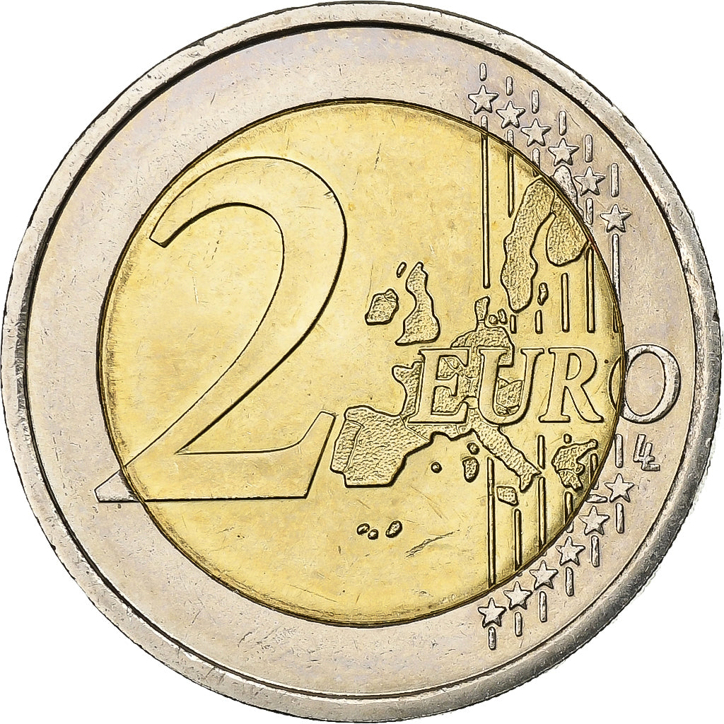 Monaco, Rainier III, 2 Euro, 2002, Paris, Bi-Metallic, AU(55-58), Gadoury:MC179