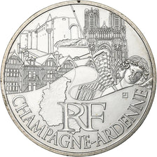 France, 10 Euro, Champagne-Ardenne, 2011, Paris, Argent, SUP, Gadoury:EU450
