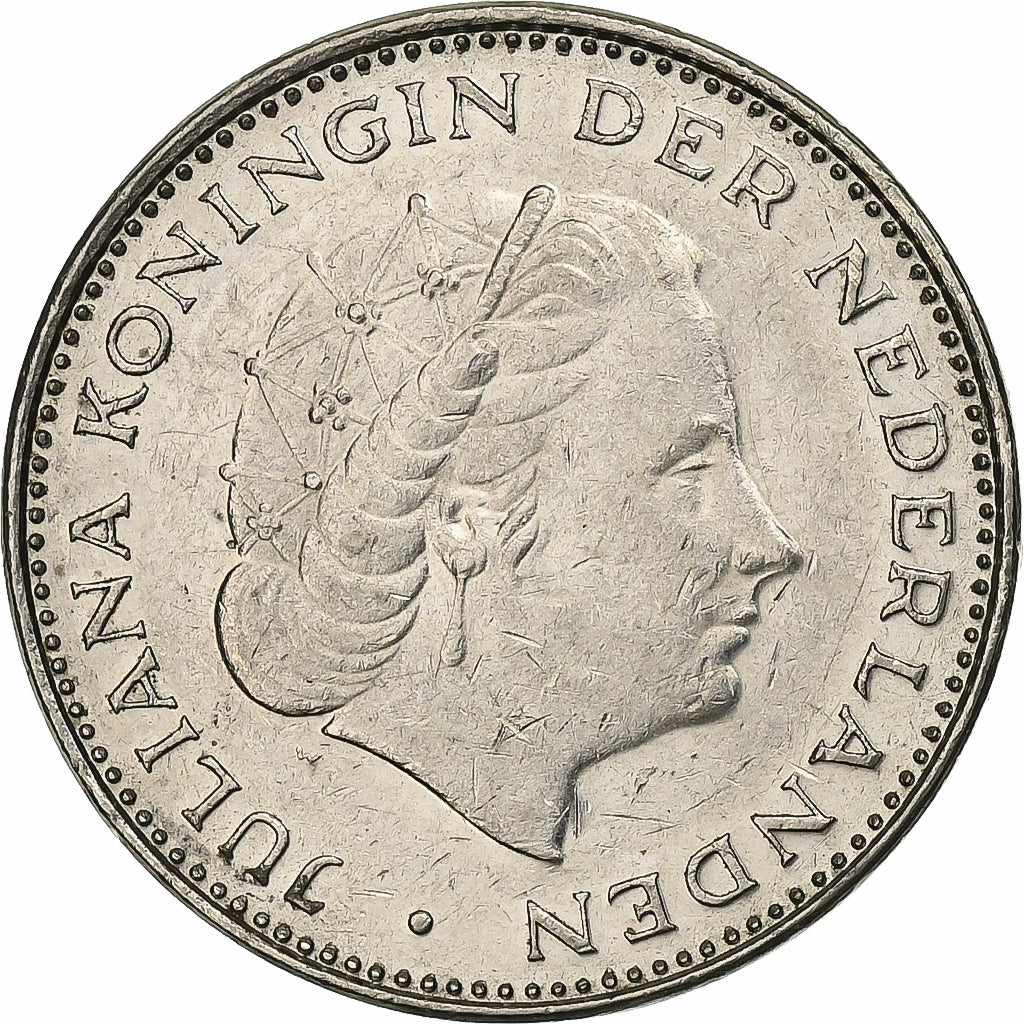Países Bajos, Juliana, 2-1/2 Gulden, 1978, Níquel, MBC, KM:191