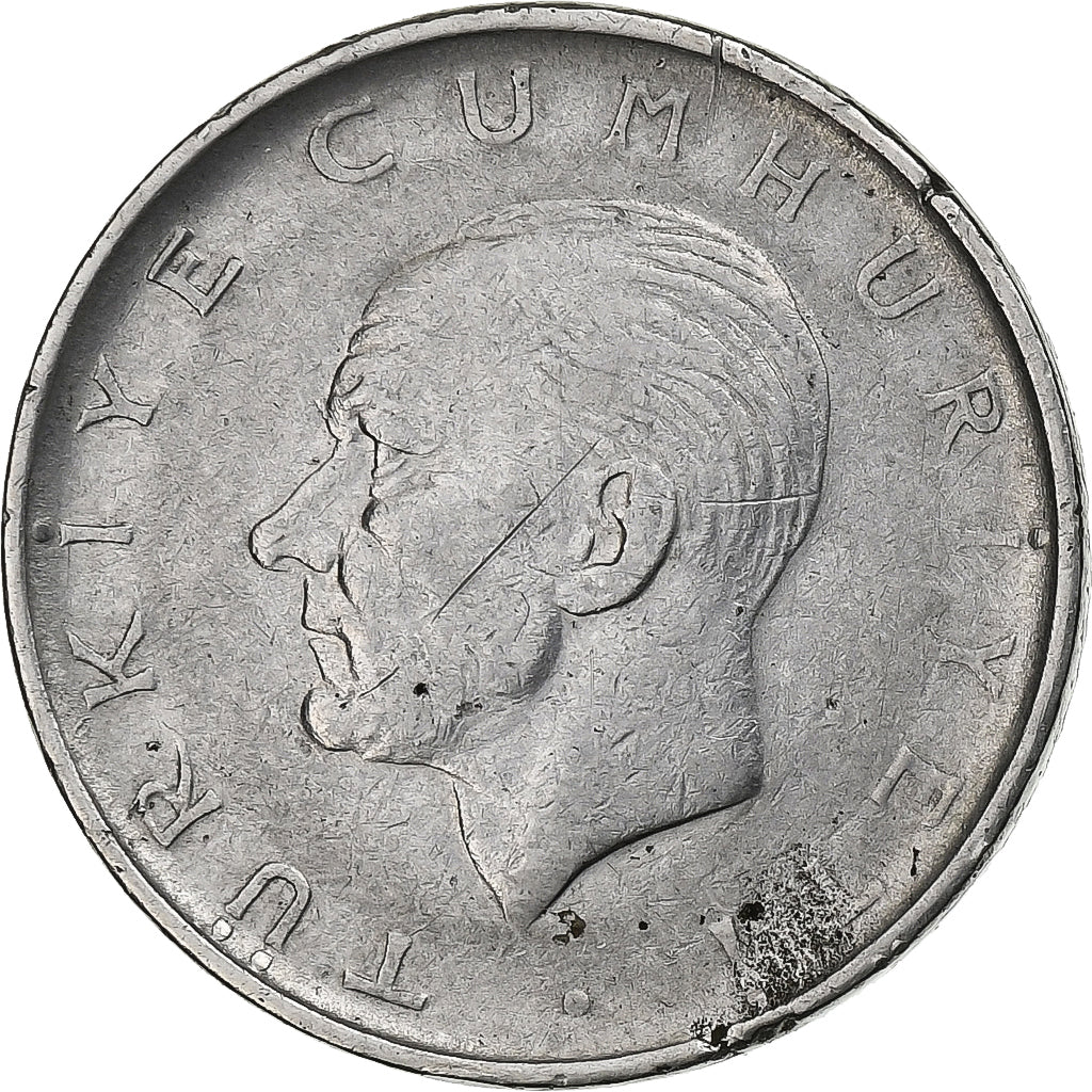 Türkei, Lira, 1964, Stainless Steel, SS, KM:889a.1