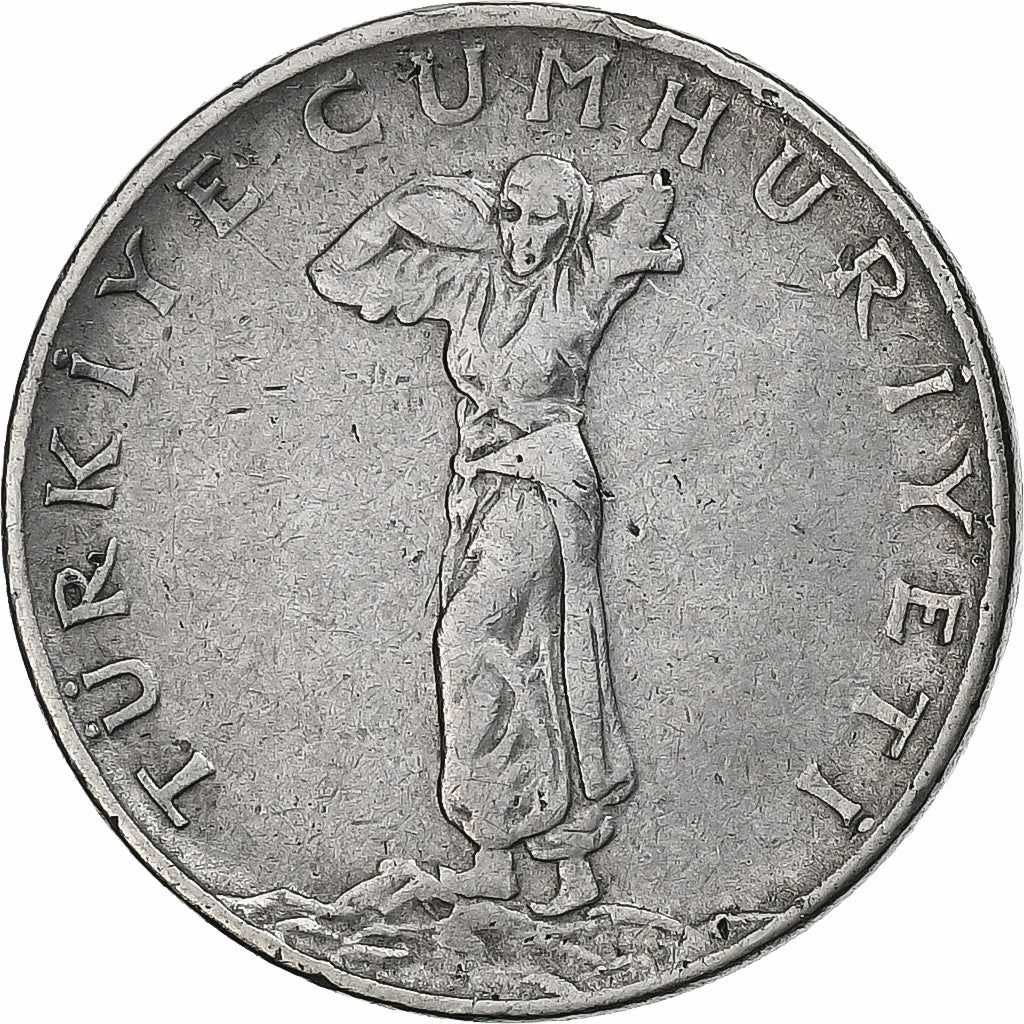 Turquia, 25 Kurus, 1961, Aço Inoxidável, EF(40-45), KM:892.2
