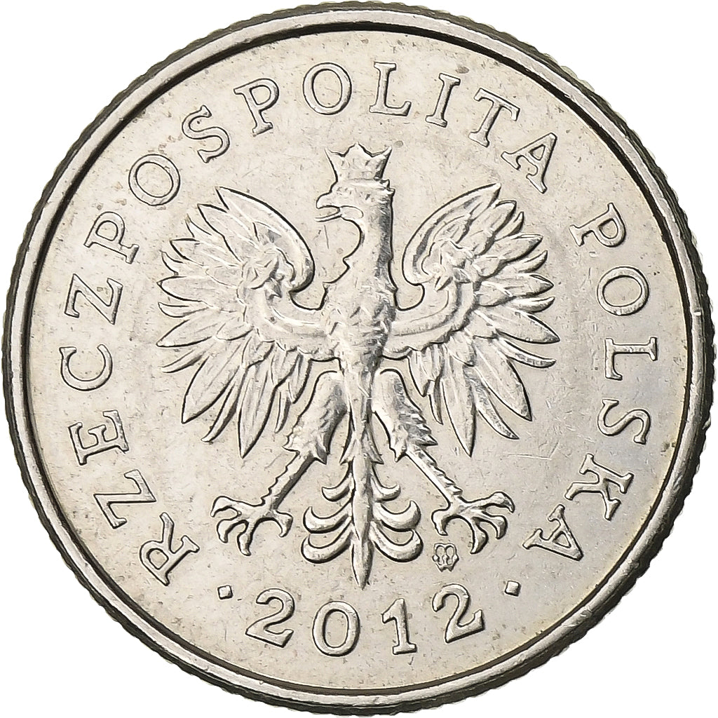 Polonia, 20 Groszy, 2012, Warsaw, Rame-nichel, SPL-, KM:280