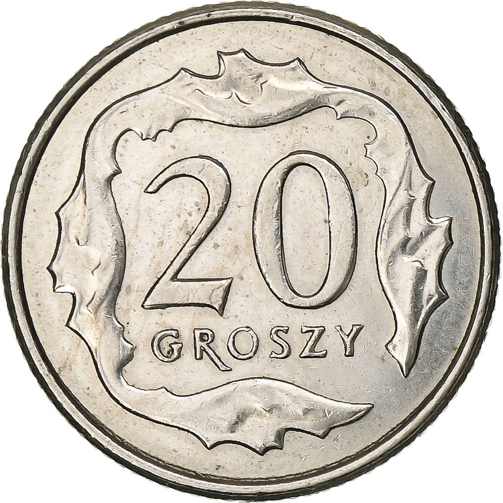Polonia, 20 Groszy, 2012, Warsaw, Rame-nichel, SPL-, KM:280