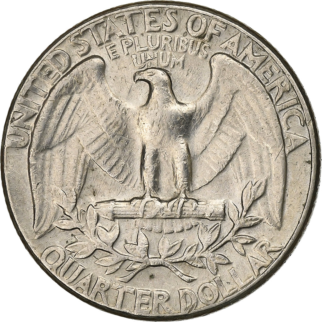 United States, Quarter, Washington, 1974, U.S. Mint, Copper-Nickel Clad Copper