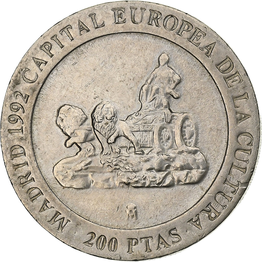 Spanien, Juan Carlos I, 200 Pesetas, 1991, Madrid, Kupfer-Nickel, SS, KM:884