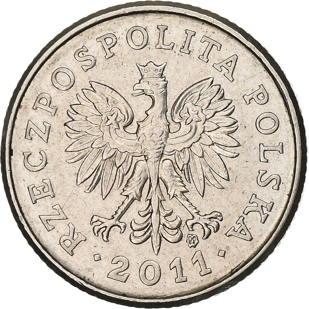 Polen, 20 Groszy, 2011, Warsaw, Kupfer-Nickel, VZ, KM:280